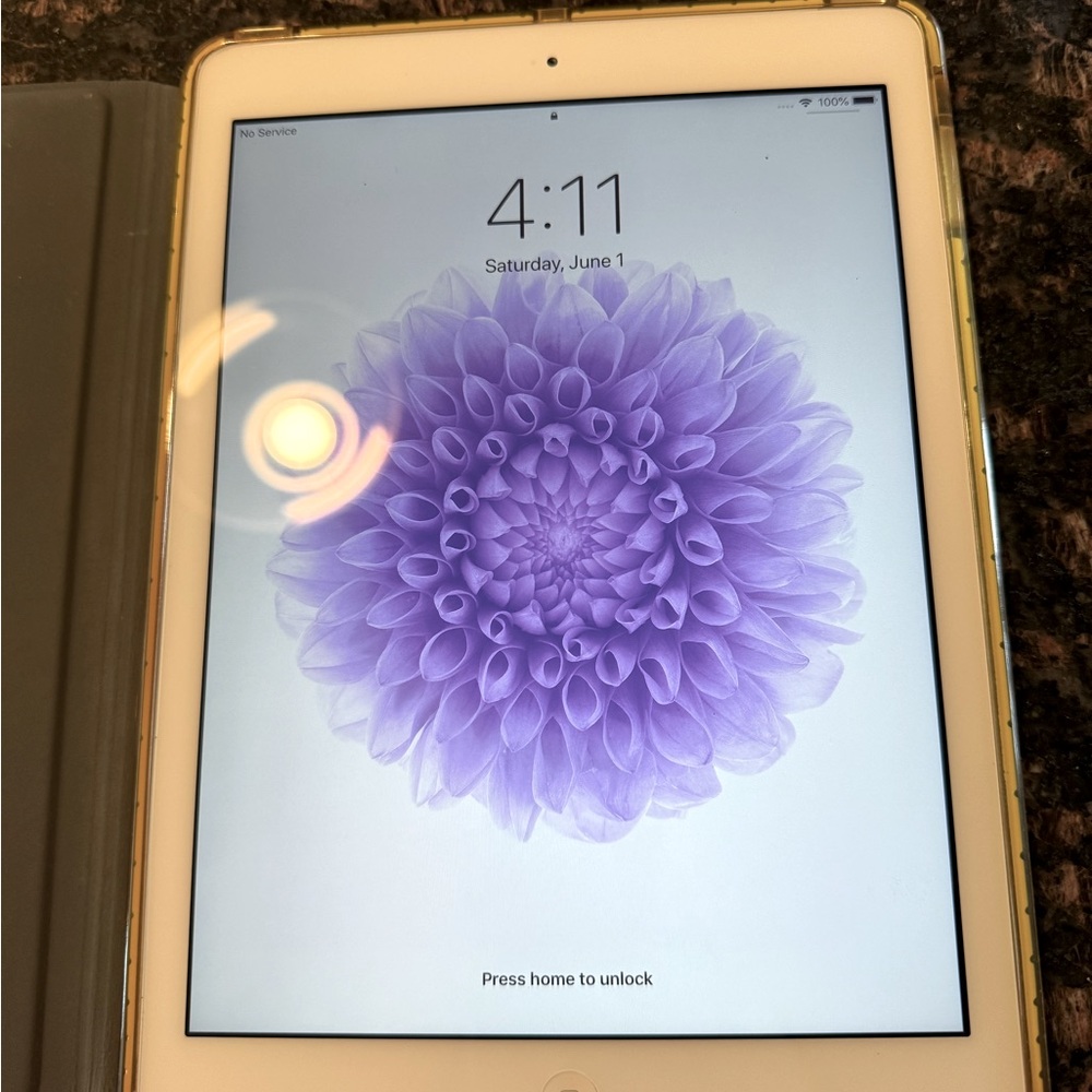 White IPad Air 256GB Cellular capabilities works great